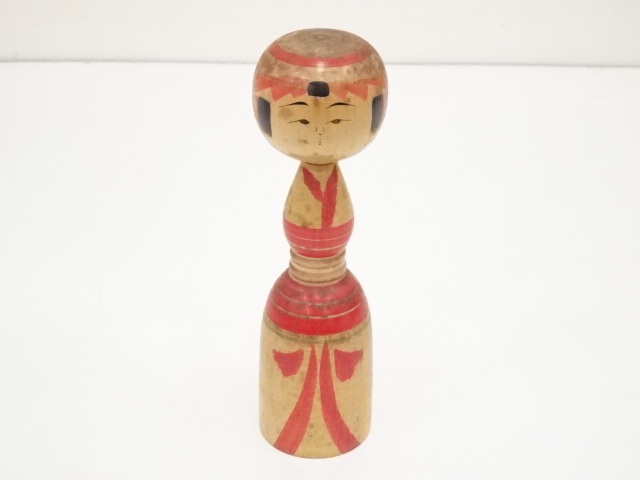TRADITIONAL JAPANESE CRAFT / KOKESHI DOLL (18.4 cm)/ ARTISAN WORK